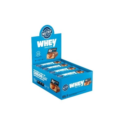 BARRA WHEY NUTRY COOKIES & CRE AM DP C/12 UNIDADES (AZUL)