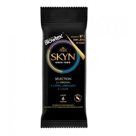 PRESERVATIVO SKYN SELECTION PACOTE C/06 PACOTE C/06