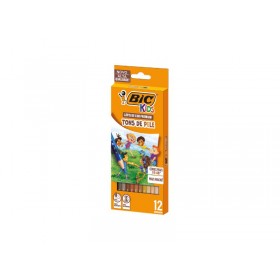 LAPIS COR PREMIUM BIC TONS DE PELE CARTUCHO C/12