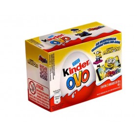 KINDER OVO MINIONS C/2 - CAIXA C/48