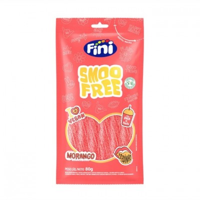 TUBES SMOOFREE MORANGO CITRICO 80G CX C/12