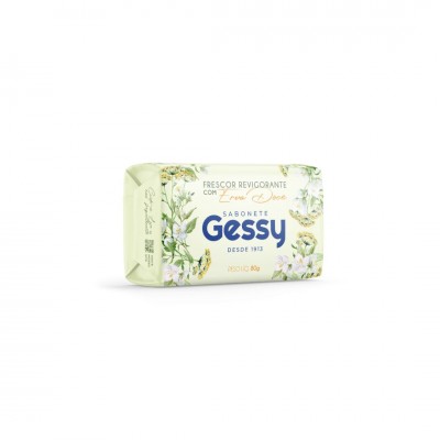 SABONETE EM BARRA GESSY ERVA DOCE 80G PACOTE C/12 - GESSY