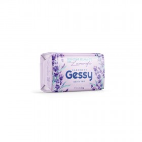 SABONETE EM BARRA GESSY LAVAND A 80G PACOTE C/12 - GESSY