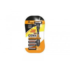 FLEX 3 RECARREGAVEL C/01 + 5 CARTUCHOS