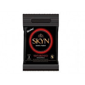 PRESERVATIVO SKYN TEXTURIZADO C/03 PACOTE C/12