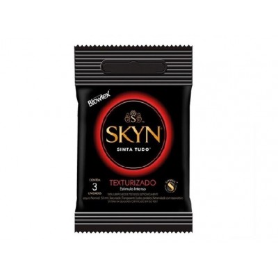 PRESERVATIVO SKYN TEXTURIZADO C/03 PACOTE C/12