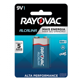 BATERIA ALCALINA 9 VOLTS C/01