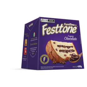 PANETONE TRUFADO CHOCOLATE 400G FESTTONE