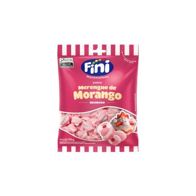 MINI MARSHMALLOW 70G MERENGUE DE MORANGO