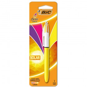 CANETA BIC 4 CORES SOLAR CARTELA C/01 - BIC - SOLAR