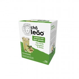 CHA LEAO GELADO VERDE+GENGIBRE +LIMAO C/10 (VERDE)