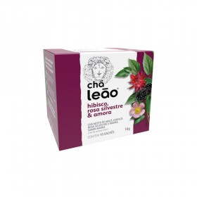 CHA LEAO HIBISCO+ROSA+AMORA C/10 (ROXO)