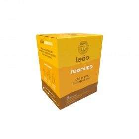 CHA LEAO REANIMA C/10 (AMARELO)